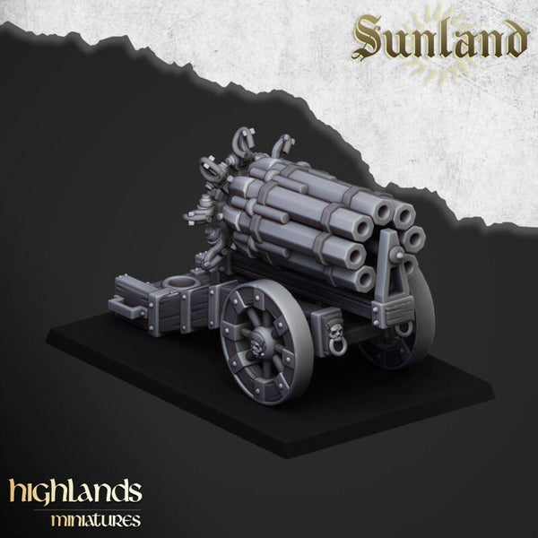 TOW - Sunland - Volley Gun - Highlands Miniatures