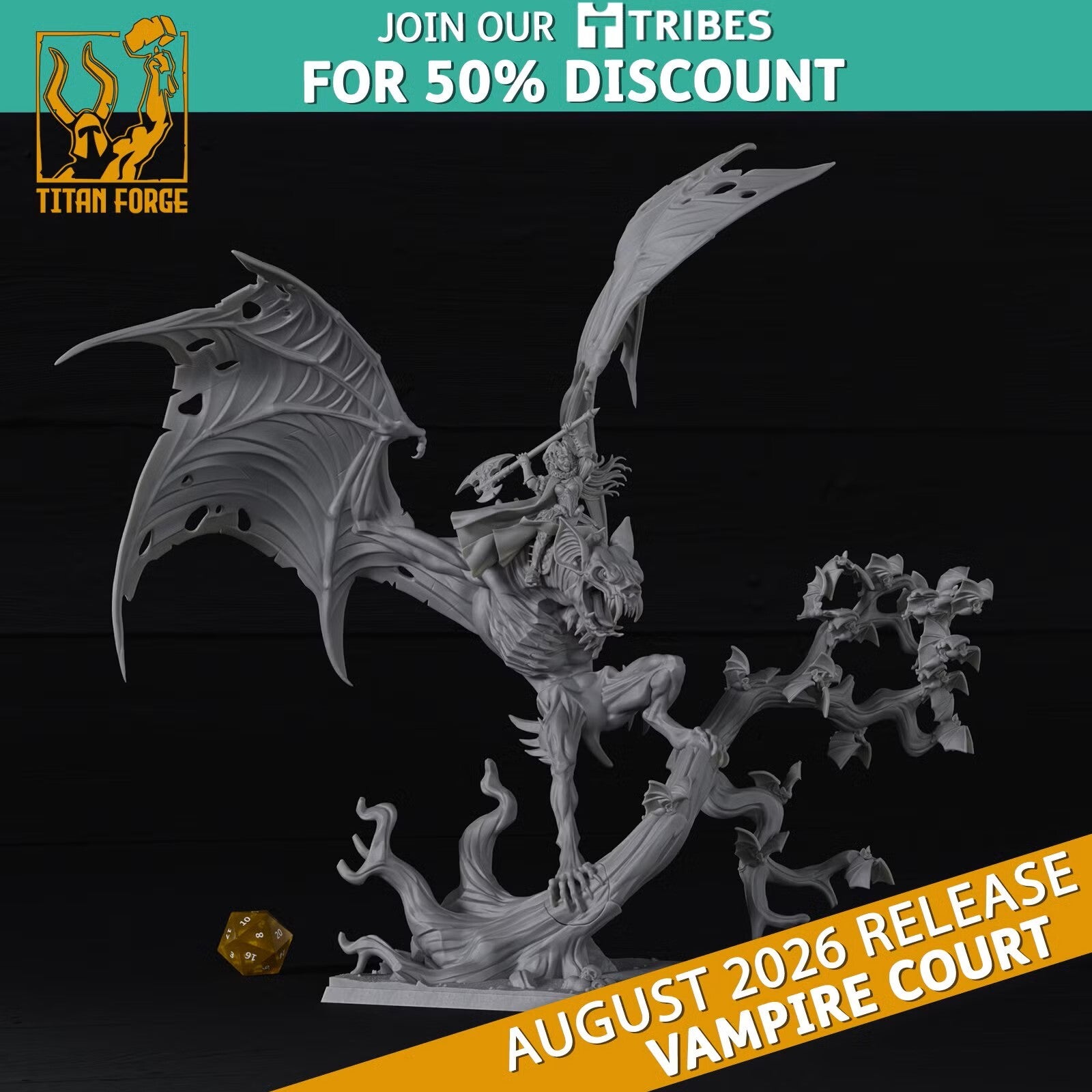 TF - Vampire Count - Vampire Queen on Terror Bat