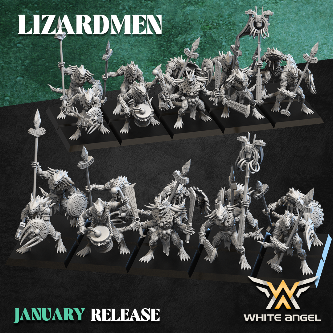 TOW - Ancient Lizardmen - Warrior Lizard
