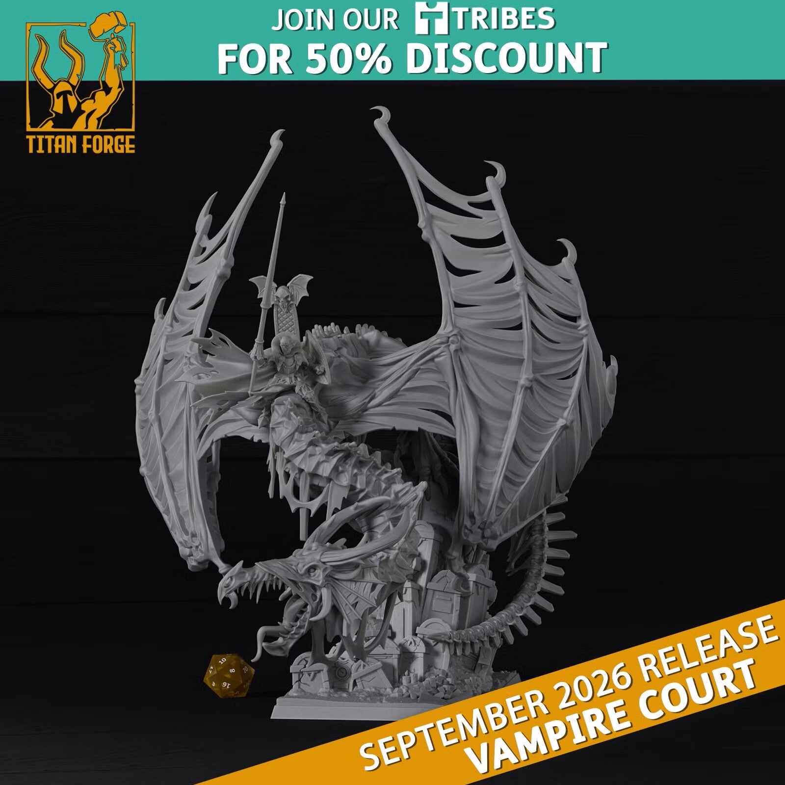 TF - Vampire Count - Vampire sur Dragon Zombie