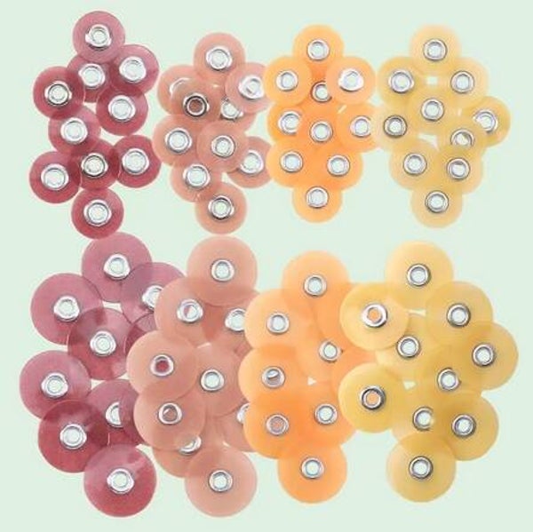 Sof-Lex Pop-On disc 12,7 mm Mixed (4 Types, 4 x 50 pcs each colour)