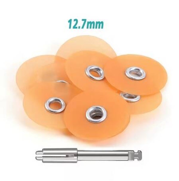 Sof-Lex Pop-On disc 12,7 mm Fine (Orange, 200 pcs)