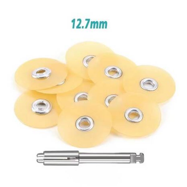 Sof-Lex Pop-On disc 12,7 mm Superfine (Yellow, 200 pcs)