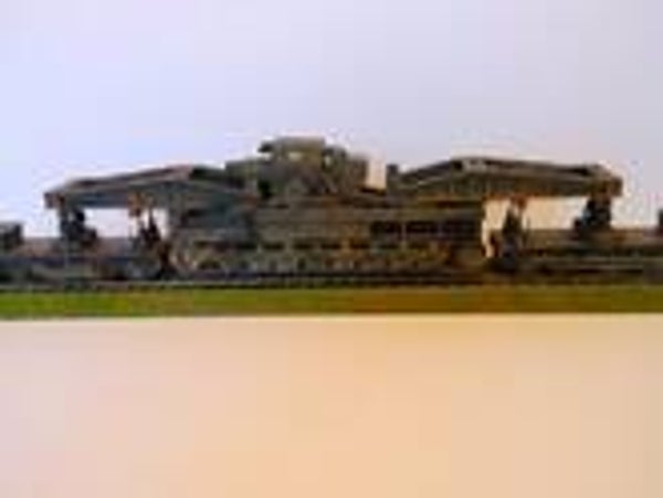 German Karl Gerat Mortar & Rail Cars