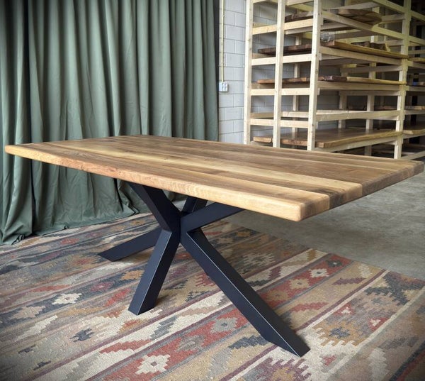 Walnoot diner tafel 200 x 100