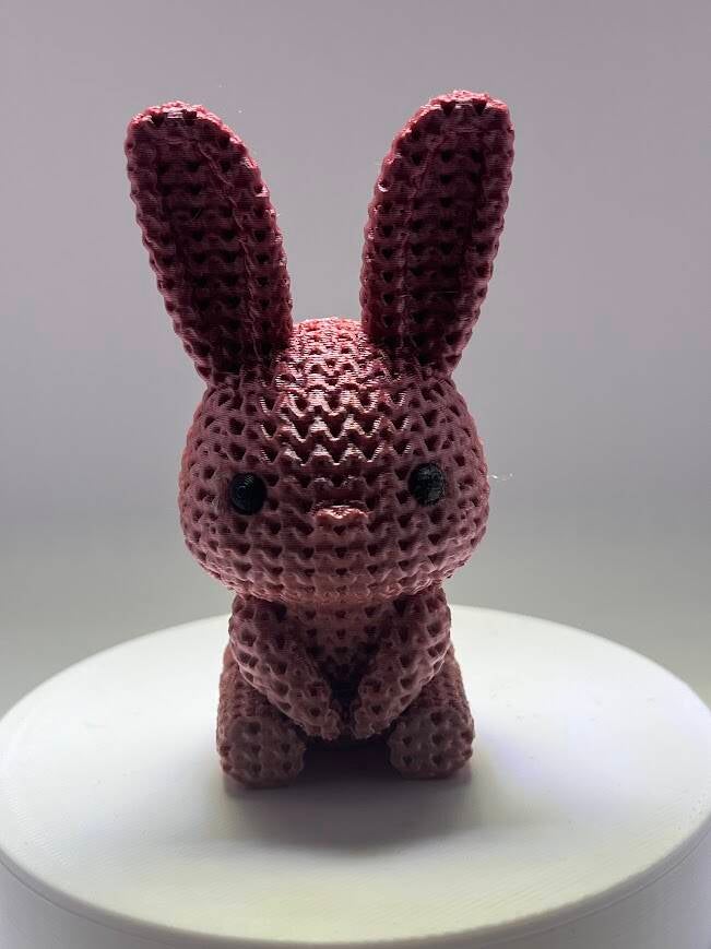 Påskehare - 3Dprint - Plomme