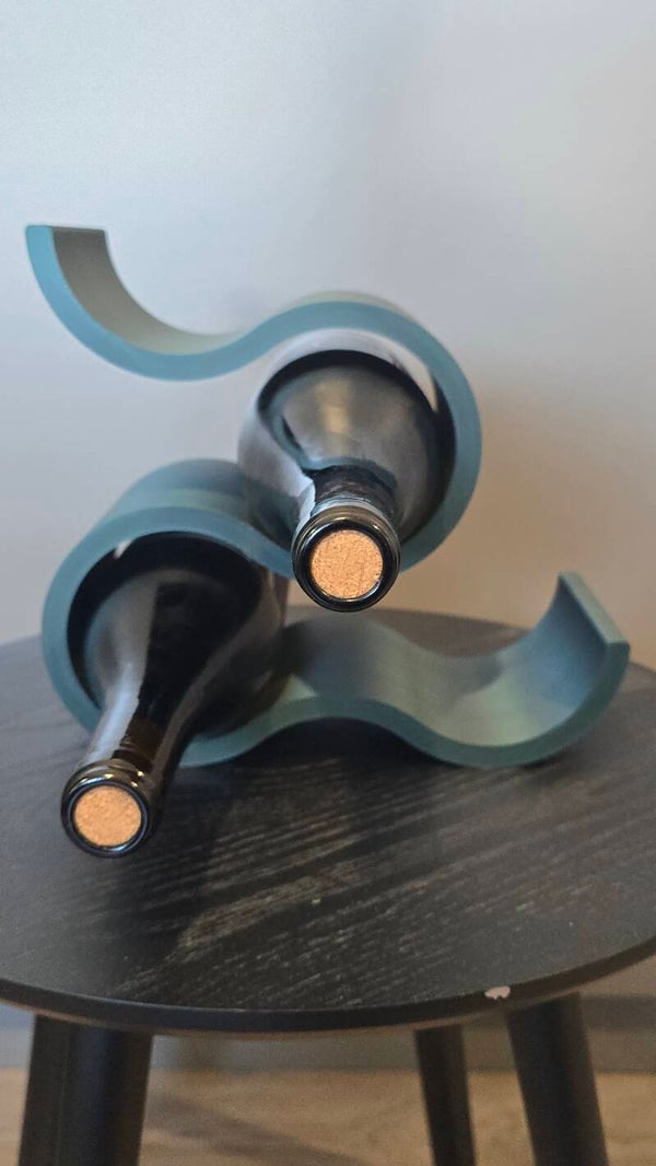 Green wine rack