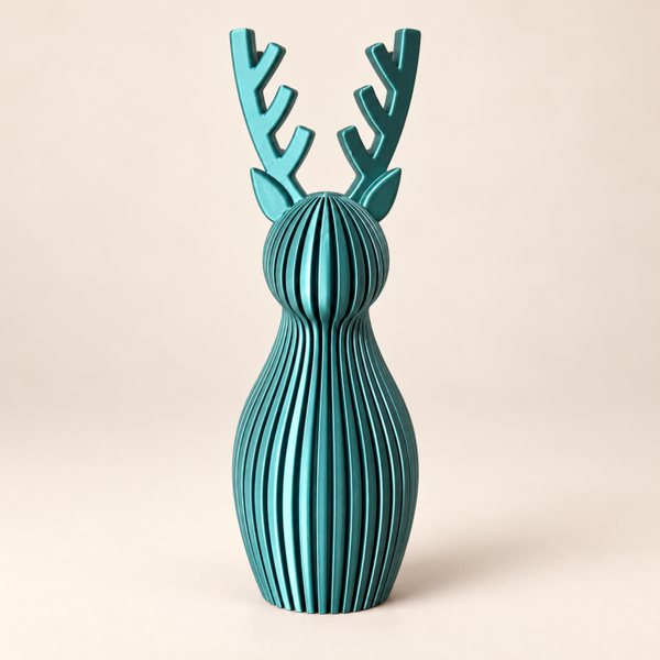 Kerst Hertje – 3D-geprinte kerstdecoratie