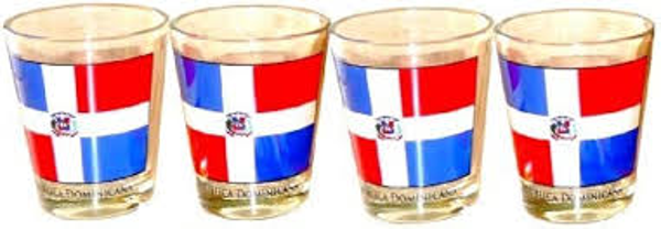 vier set glazen