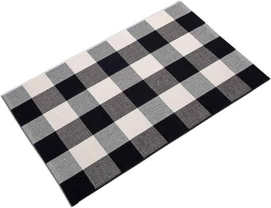 Plaid rug