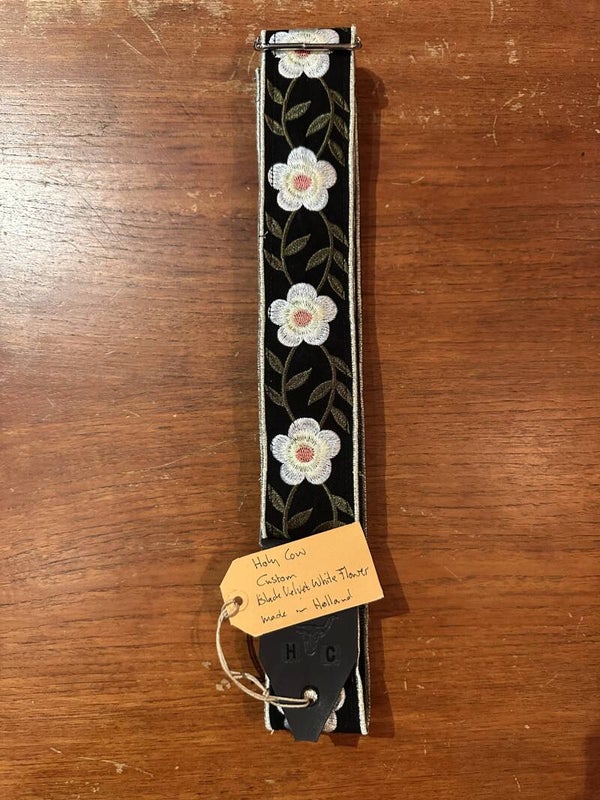 Holy Cow Black Velvet White Flower
