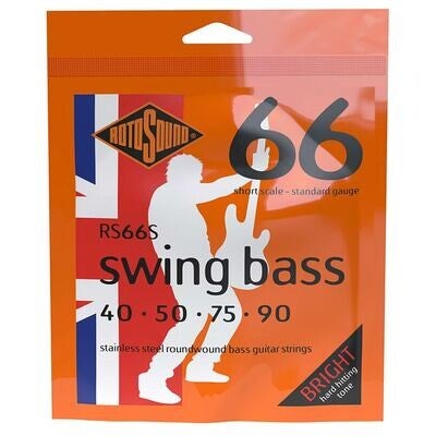 string set electric bass stainless steel 40-90, medium gauge, short scale