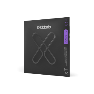 D'Addario 11-52 Custom Light XT  PB Coated Acoustic Guitar Strings
