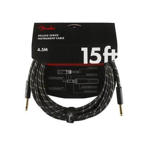 instrument cable, 15ft, black tweed