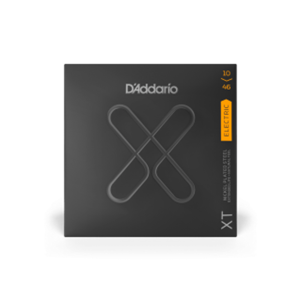 D'Addario 10-46 Regular Light, XT Nickel Coated Electric Guitar Strings