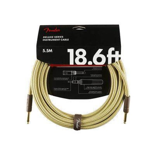 instrument cable, 18.6ft, tweed