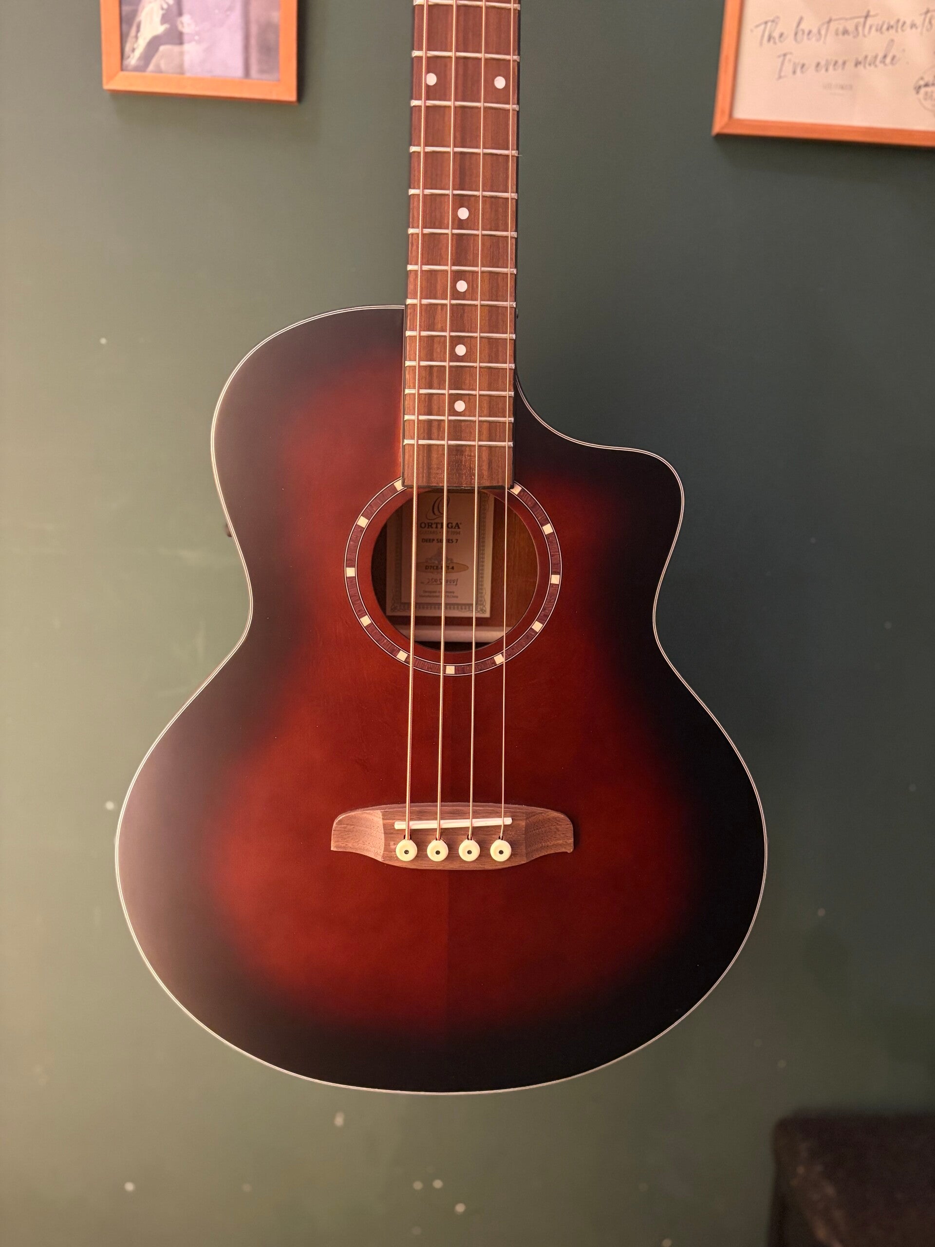 Ortega 4 string acoustic bass