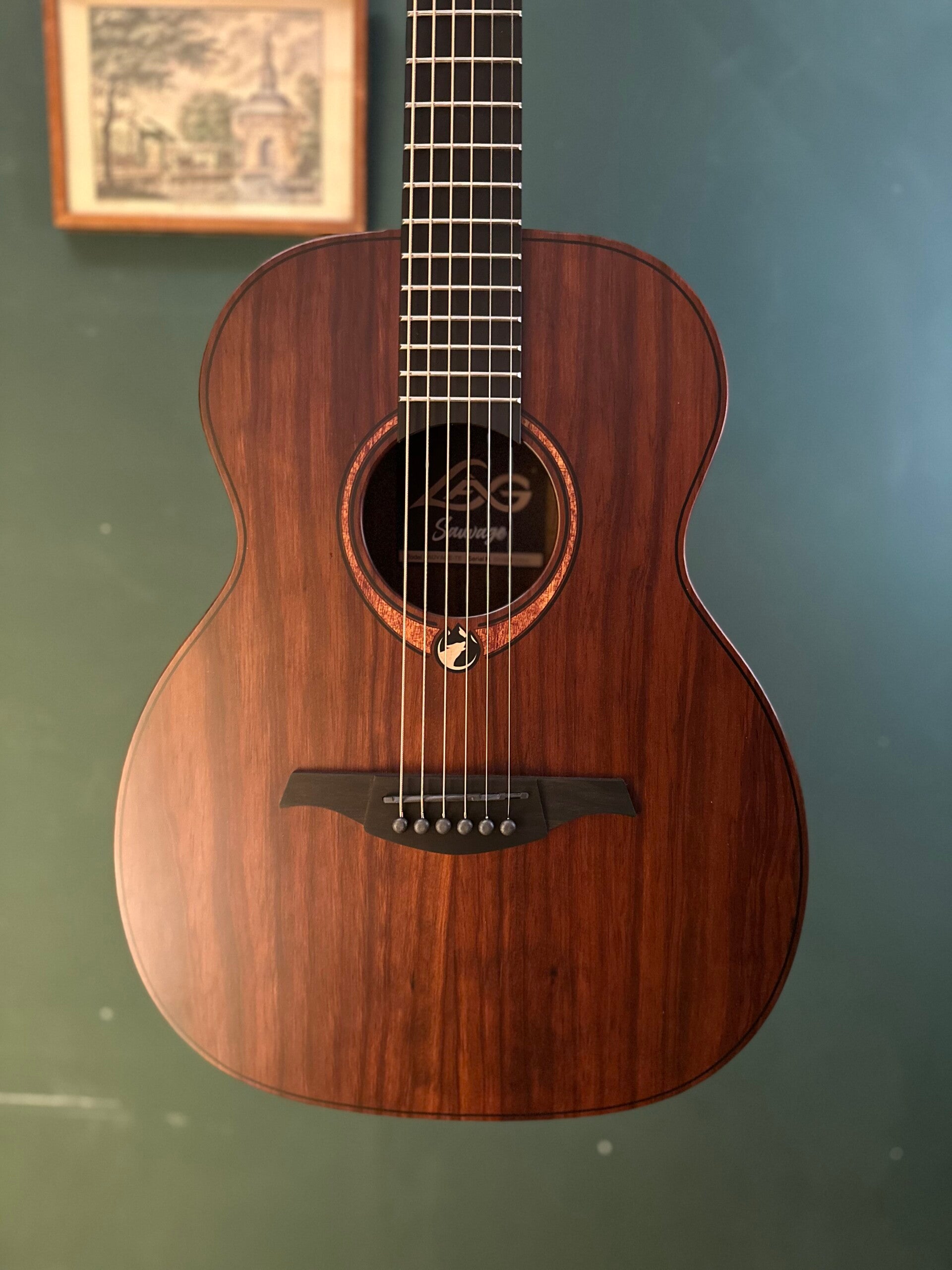 LAG SAUVAGE-T Travel Guitar
