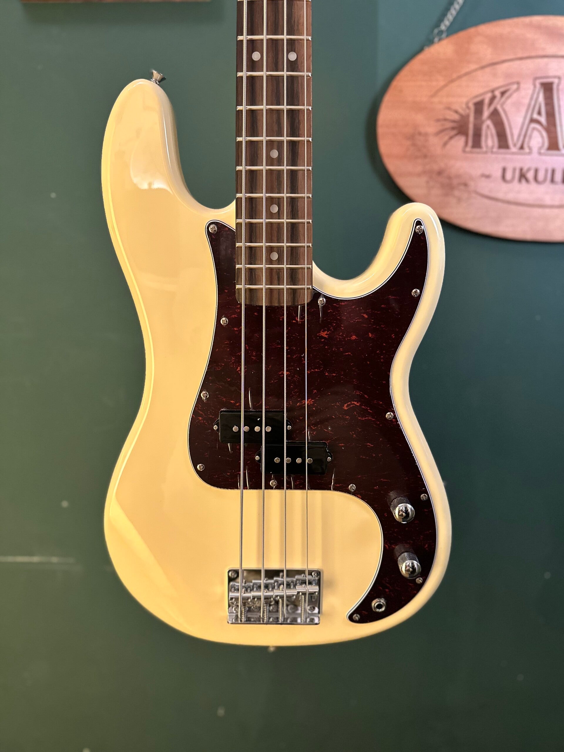 SPB62-VWH |SX Retro Series 62 vintage P-style electric bass