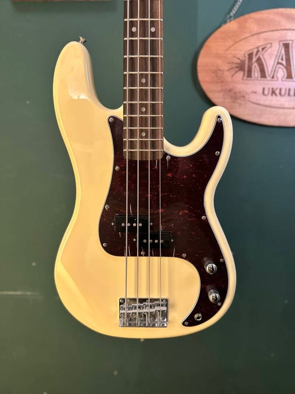 SPB62-VWH |SX Retro Series 62 vintage P-style electric bass
