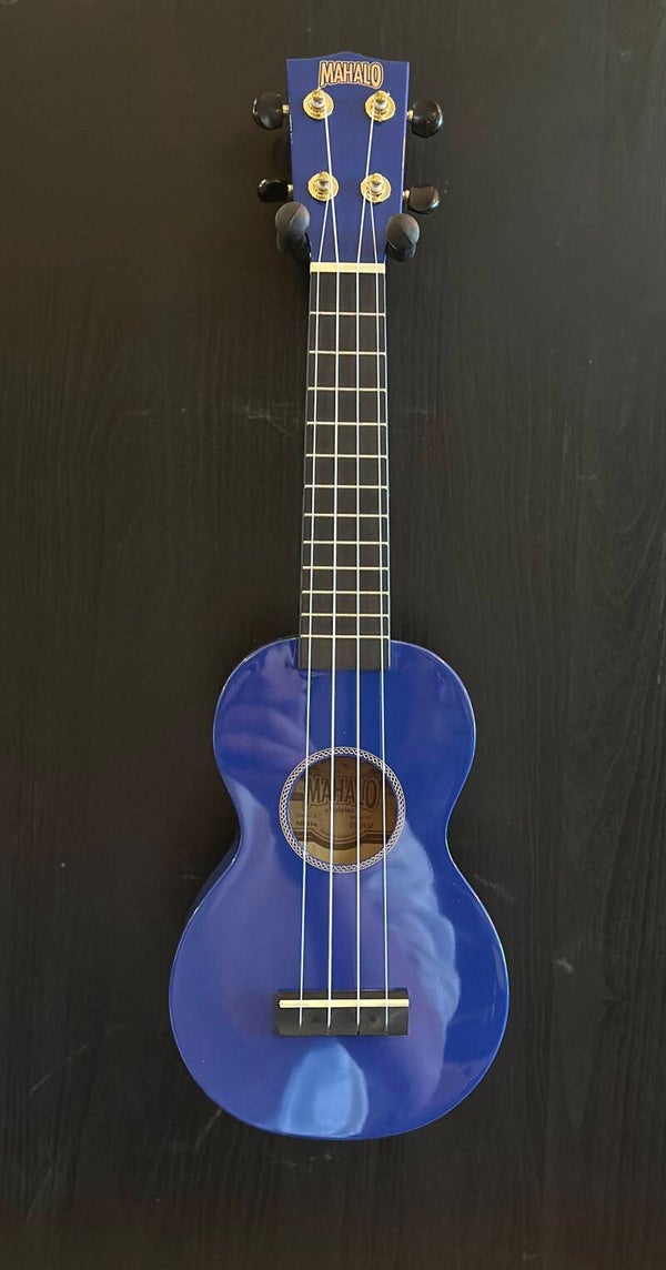 Mahalo Rainbow Series ukelele Blauw