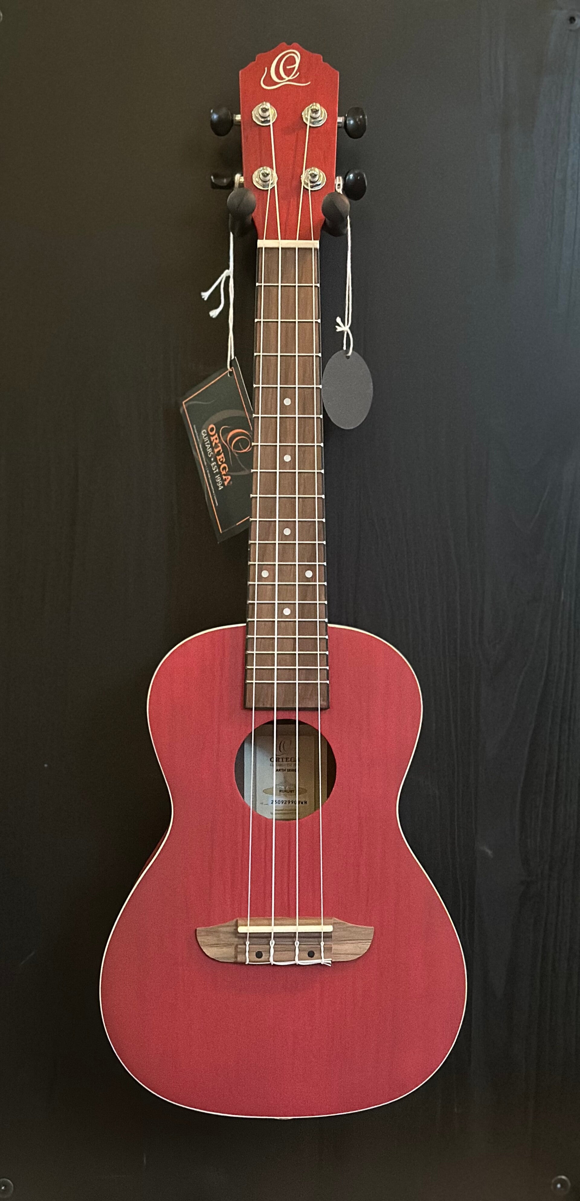 ORTEGA Earth Series Concert Ukulele 4 String - Raspberry Red