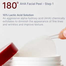 180 AHA Facial Peel + Neutralizer
