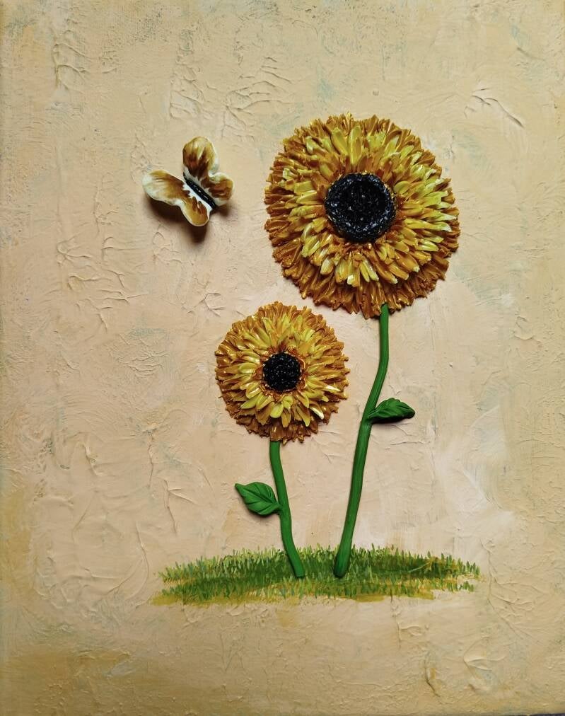 Sunflowers (30cm X 24cm)