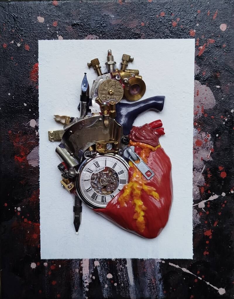 Mechanical Heart (25cm X 20cm)