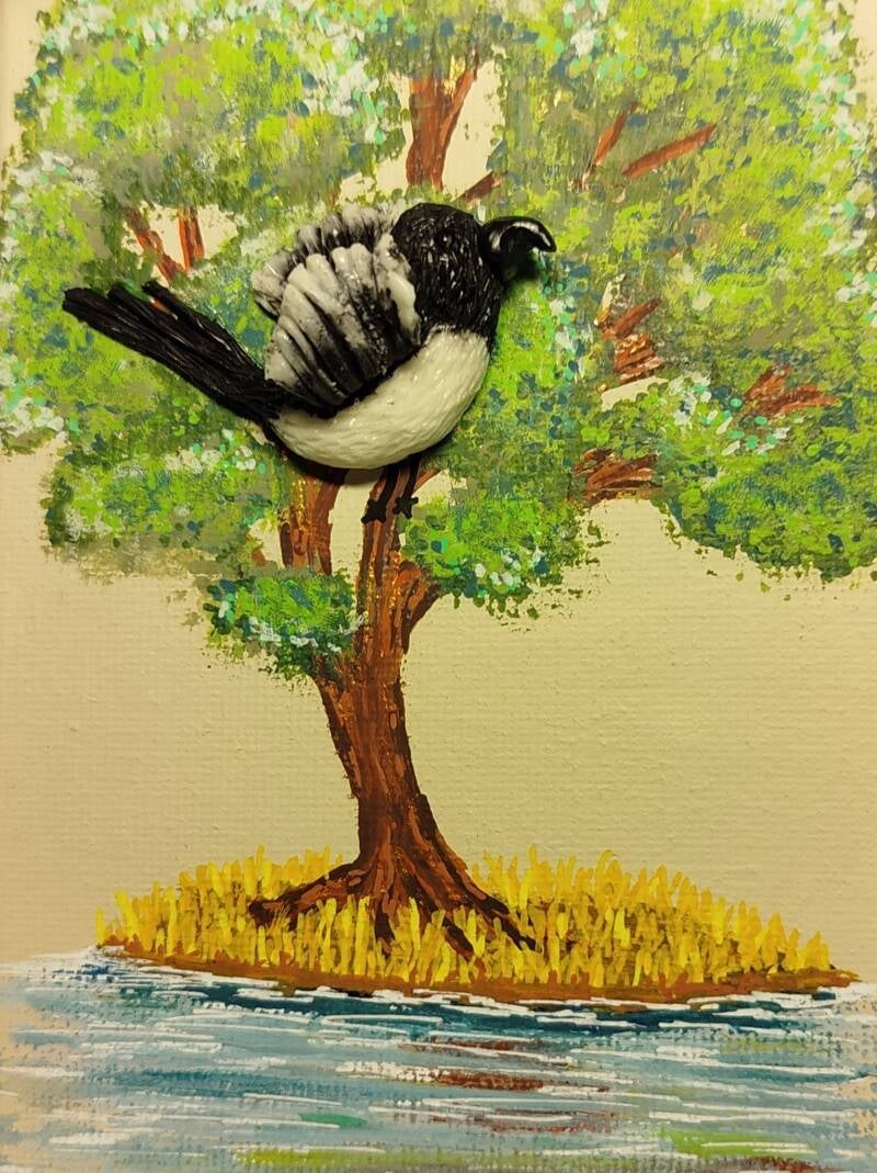 Magpie (10cm X 15cm)