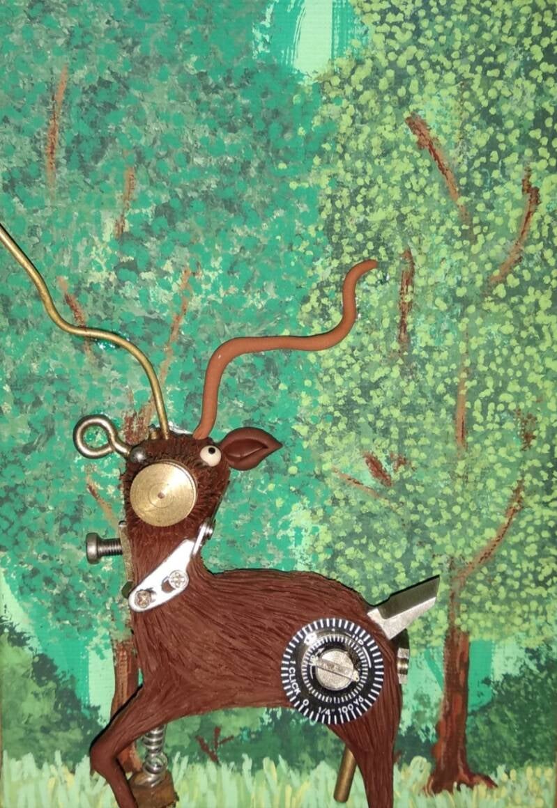 Mechanical Deer (10cm X 15cm)