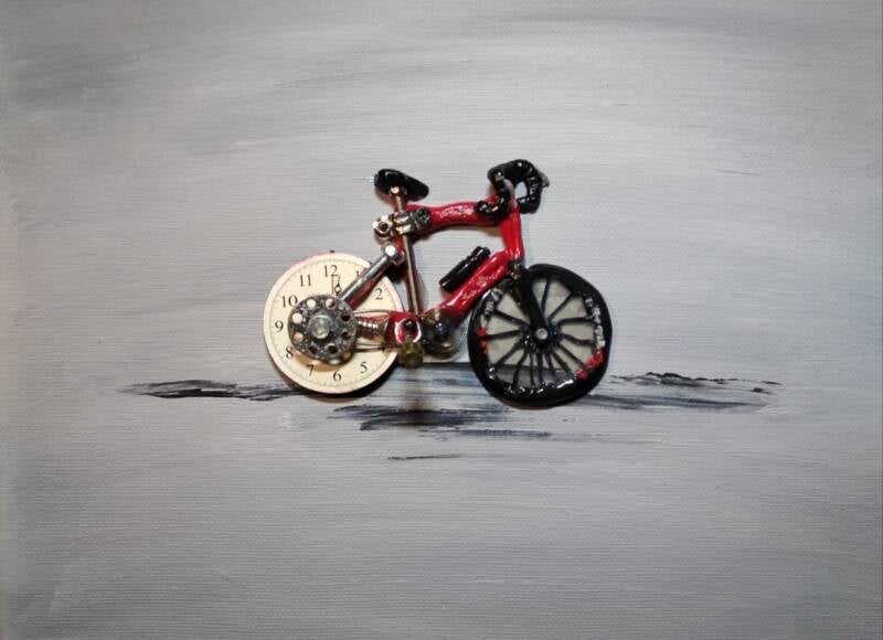 Red Bicycle (20cm X 25cm)