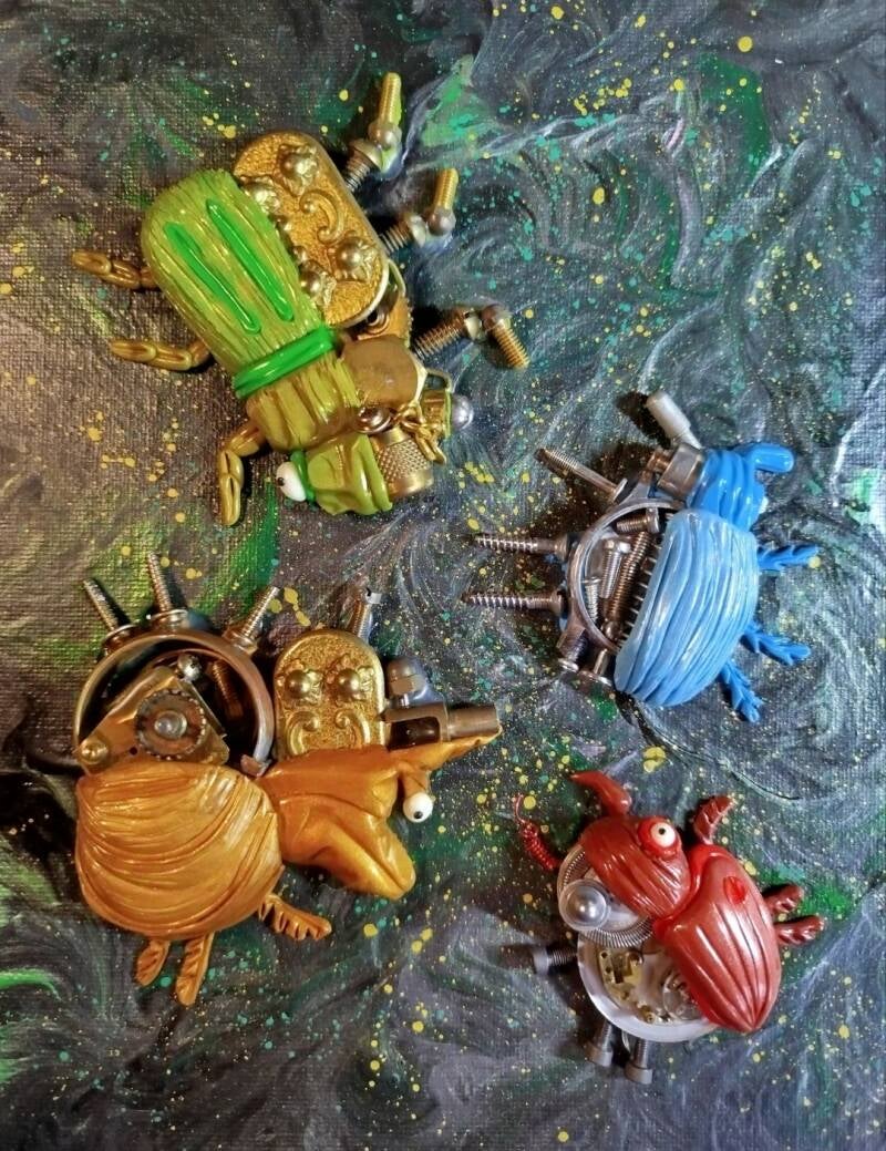 Mechanical Nature: Beetles (25cm X 20cm)