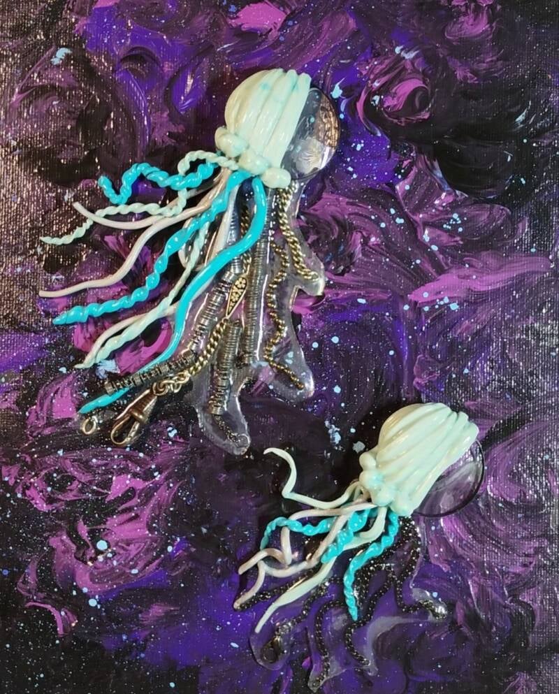 Mechanical Nature: Jellyfish (25cm X 20cm)