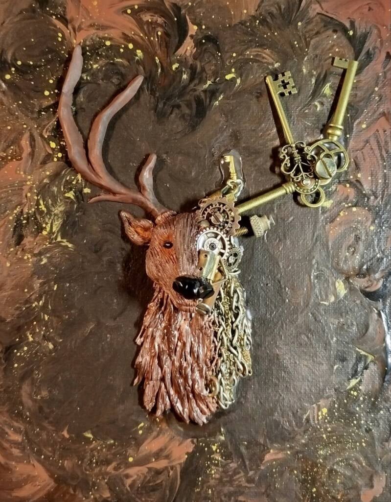 Mechanical Nature: Deer (25cm X 20cm)