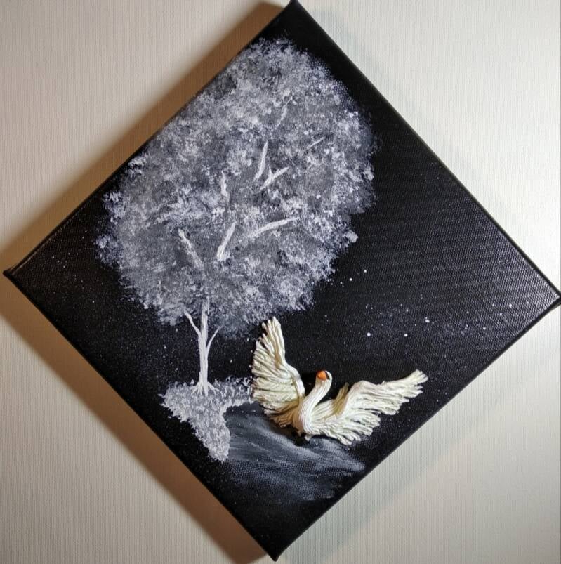 Swan (20cm X 20cm)