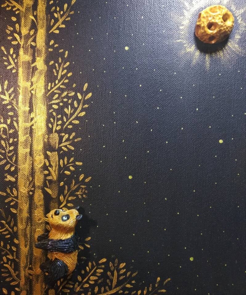 Black and Gold (18cm X 24cm)
