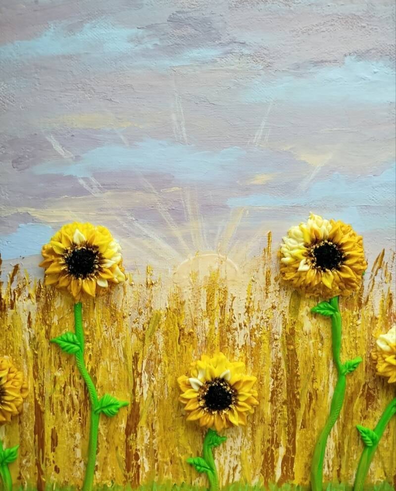 Sunflowers (30cm X 30cm)