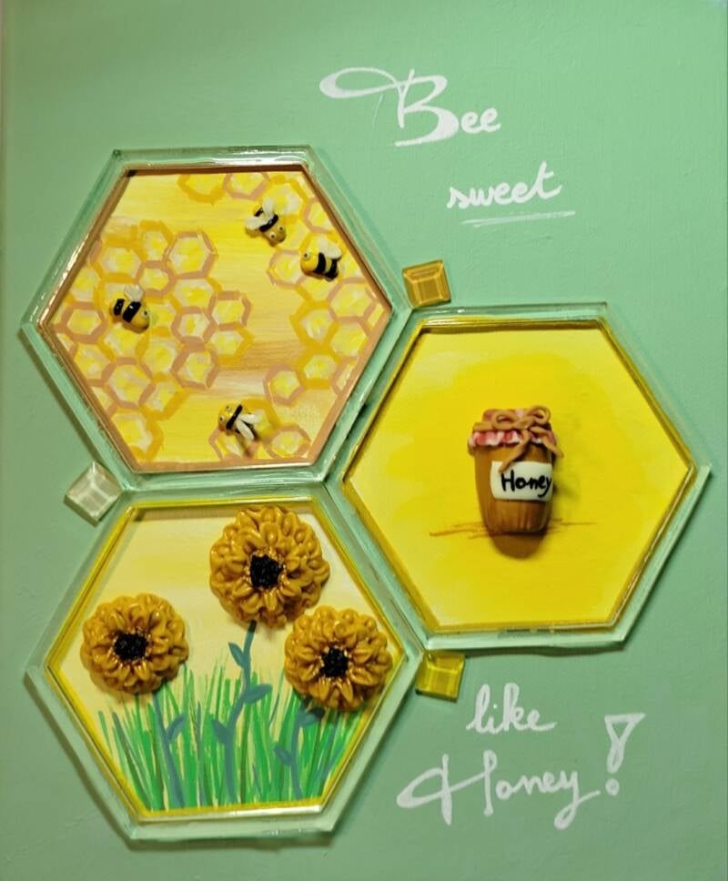 Bee Sweet (30cm X 20cm)