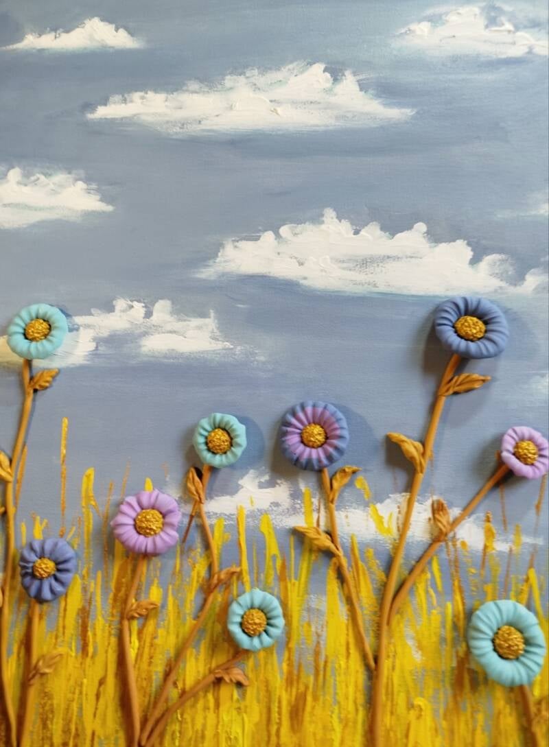 Flower meadow (70cm X 50cm)