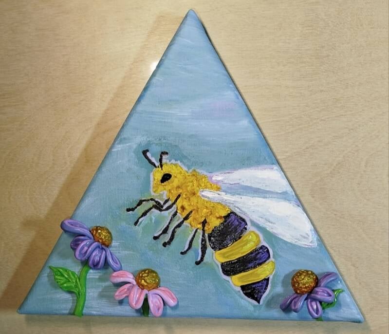 Insects and Plants (20cm X 20cm)
