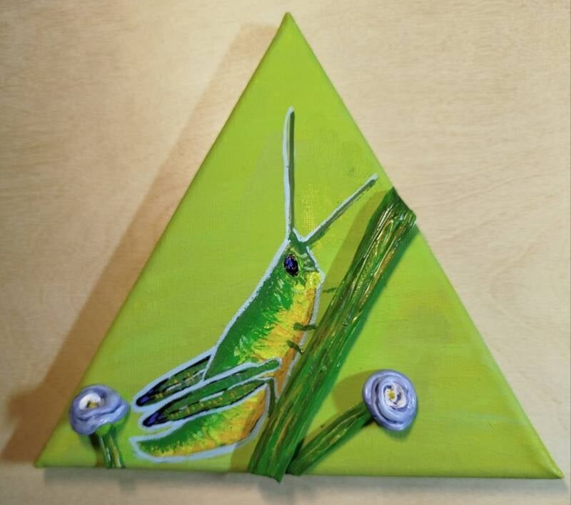 Insects and Plants (20cm X 20cm)