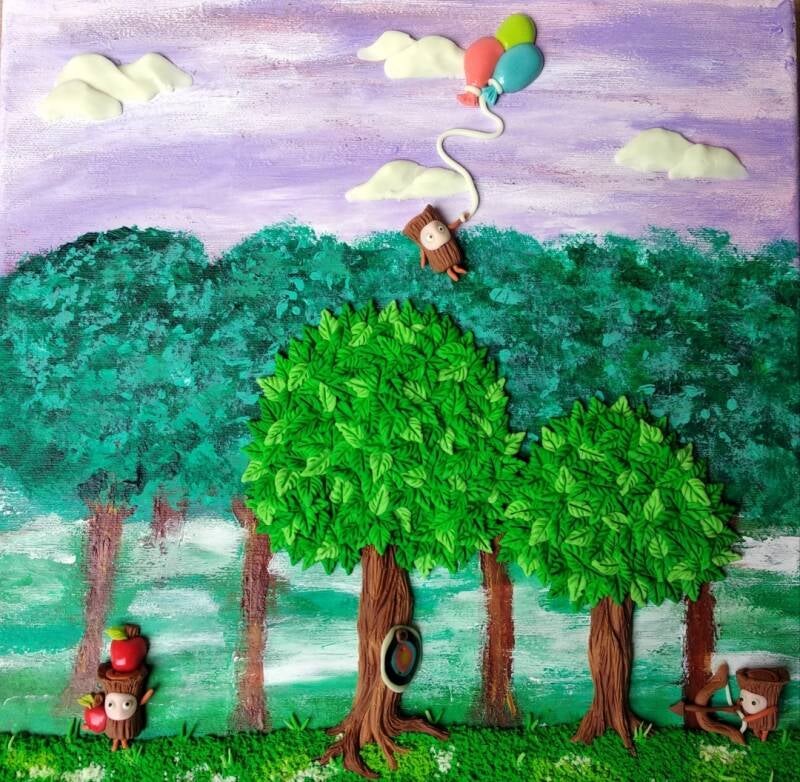 Archery (30cm X 30cm)