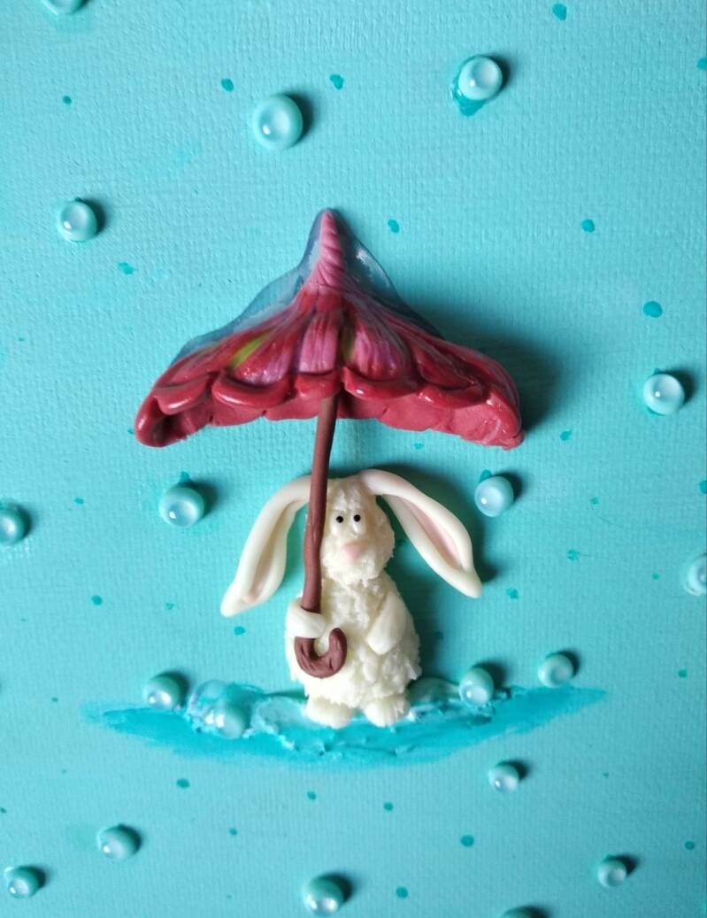 A Rainy Day (15cm X 15cm)