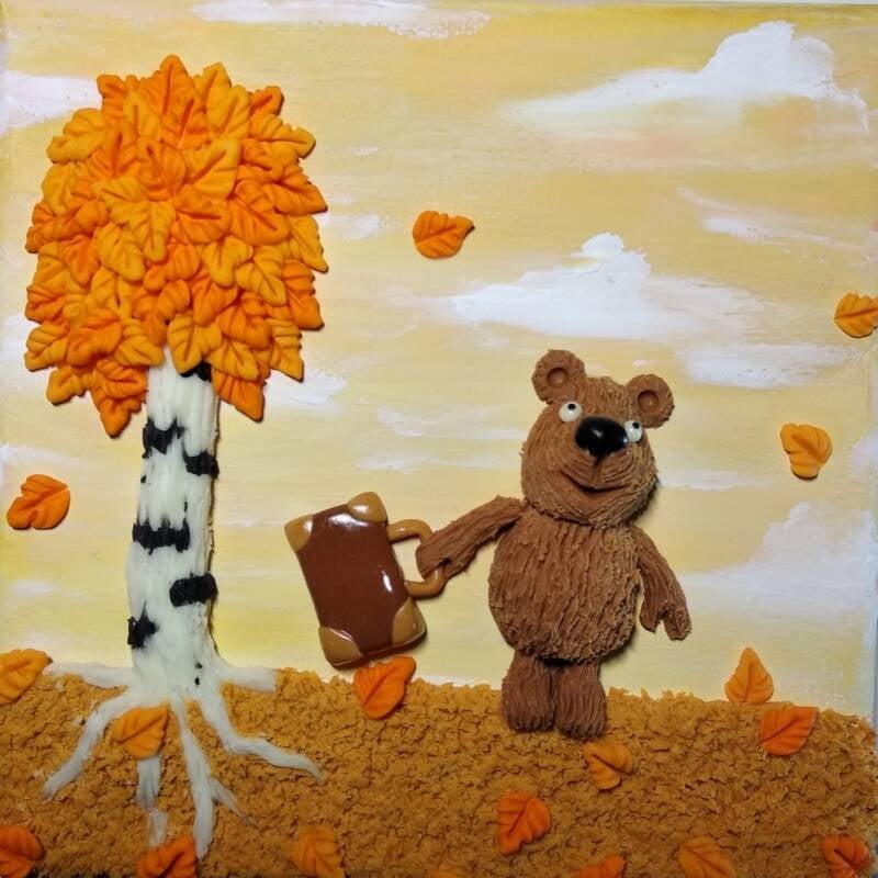 Autumn Travels (15cm X 15cm)
