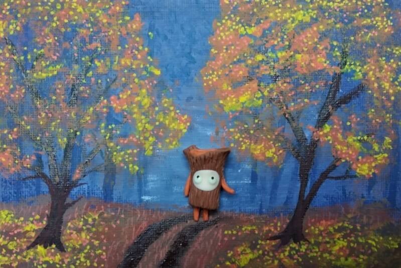 Dark Autumn Days (10cm X 15cm)