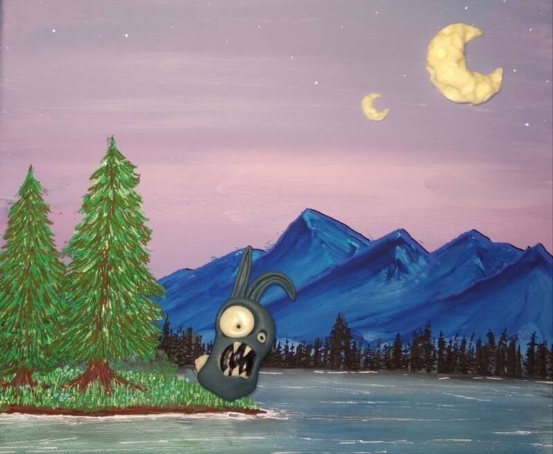 The WereRabbit (20cm X 25cm)