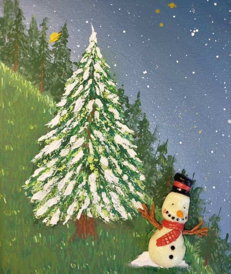 Frozen Friends (25cm X 20cm)