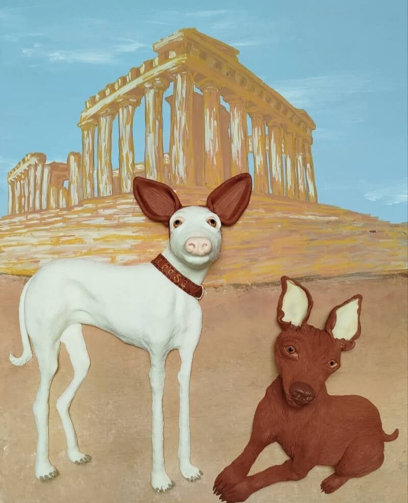Podenco Love (50cm X 40cm)