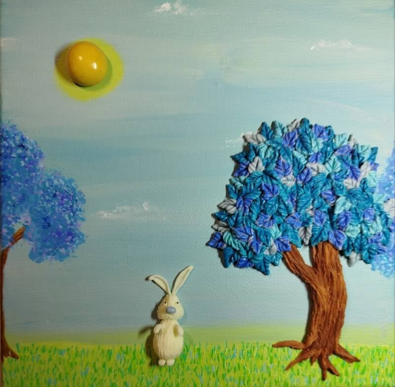 A Sunny Day (20cm X 20cm)